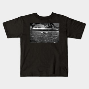 Girl on the lake Kids T-Shirt